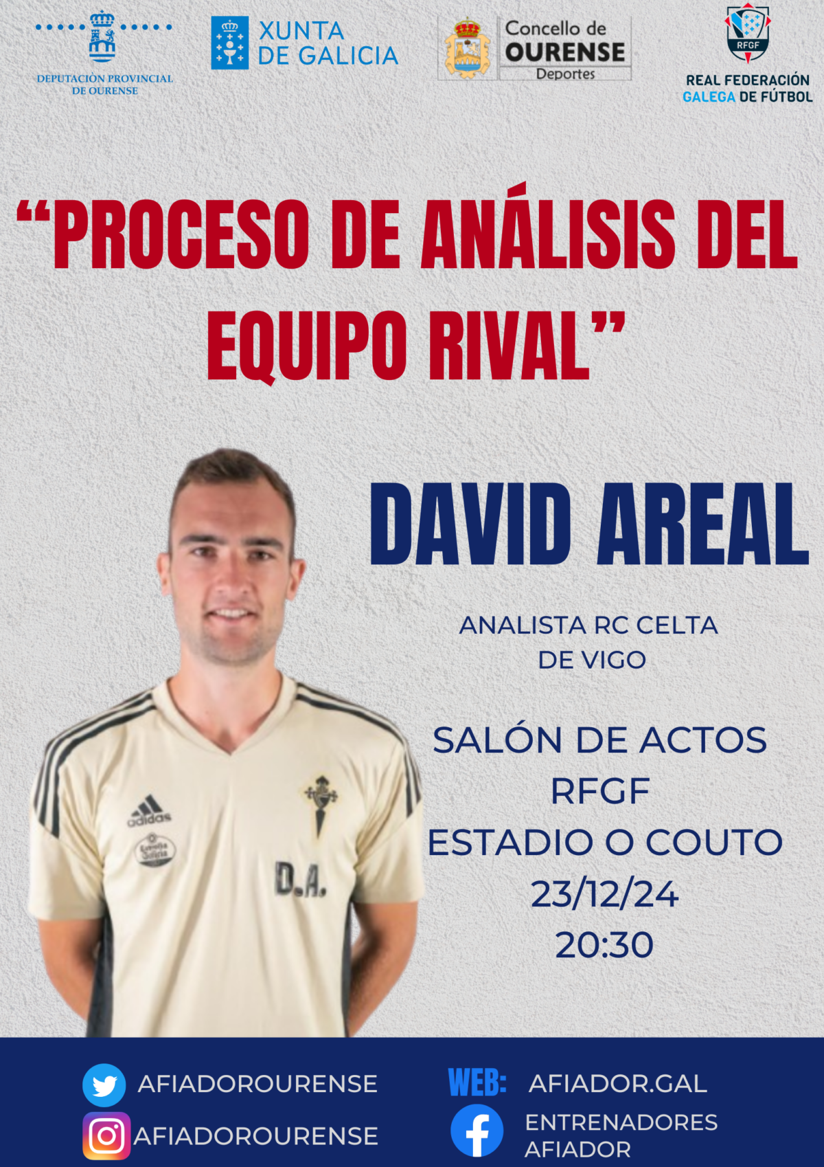 El proceso de análisis del equipo rival con David Areal