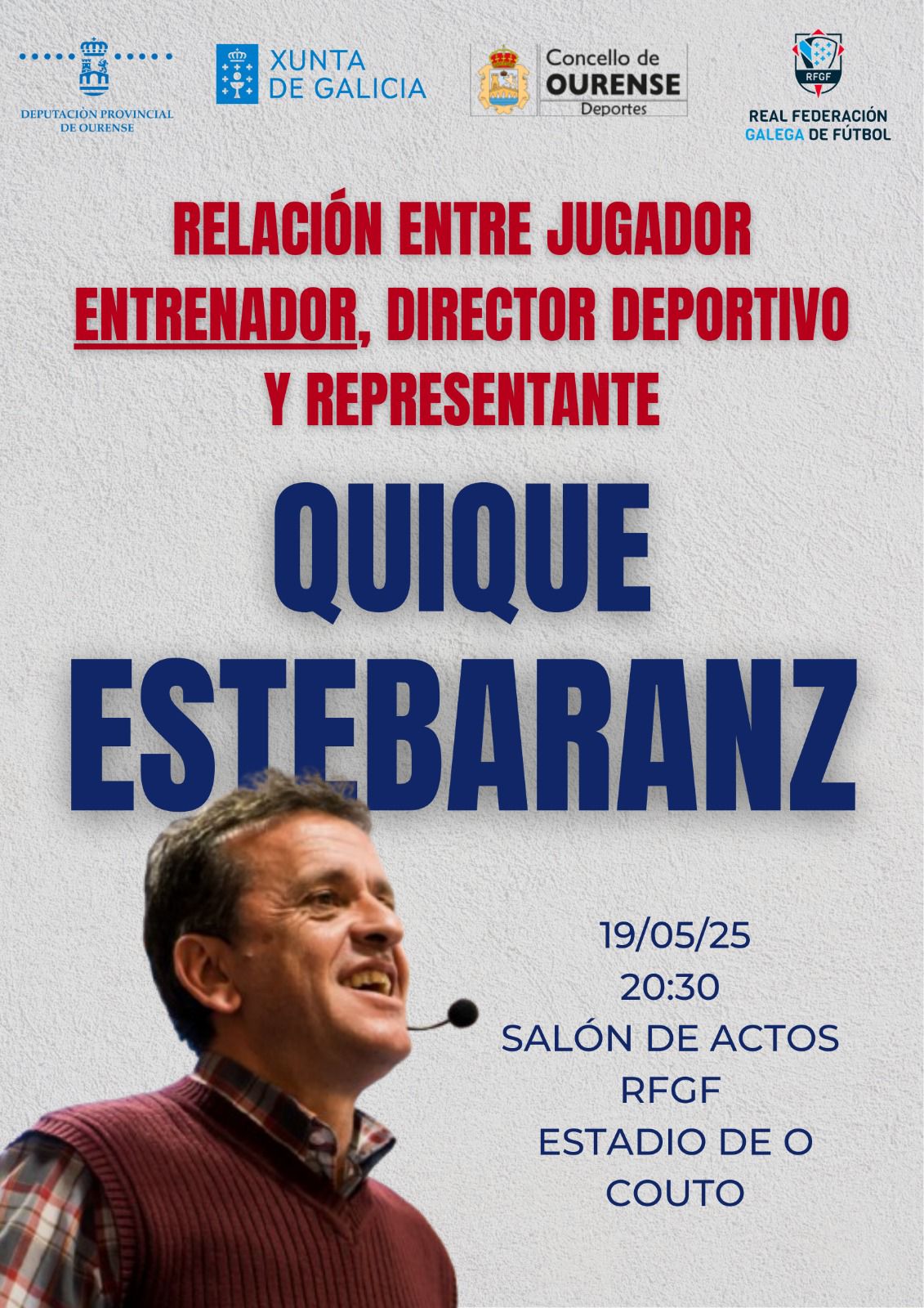 Quique Estebaranz volverá a O Couto de la mano de Afiador